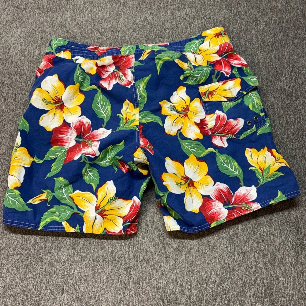 Polo Ralph Lauren Men's Aloha Swim Shorts‎ Floral Hibiscus 36